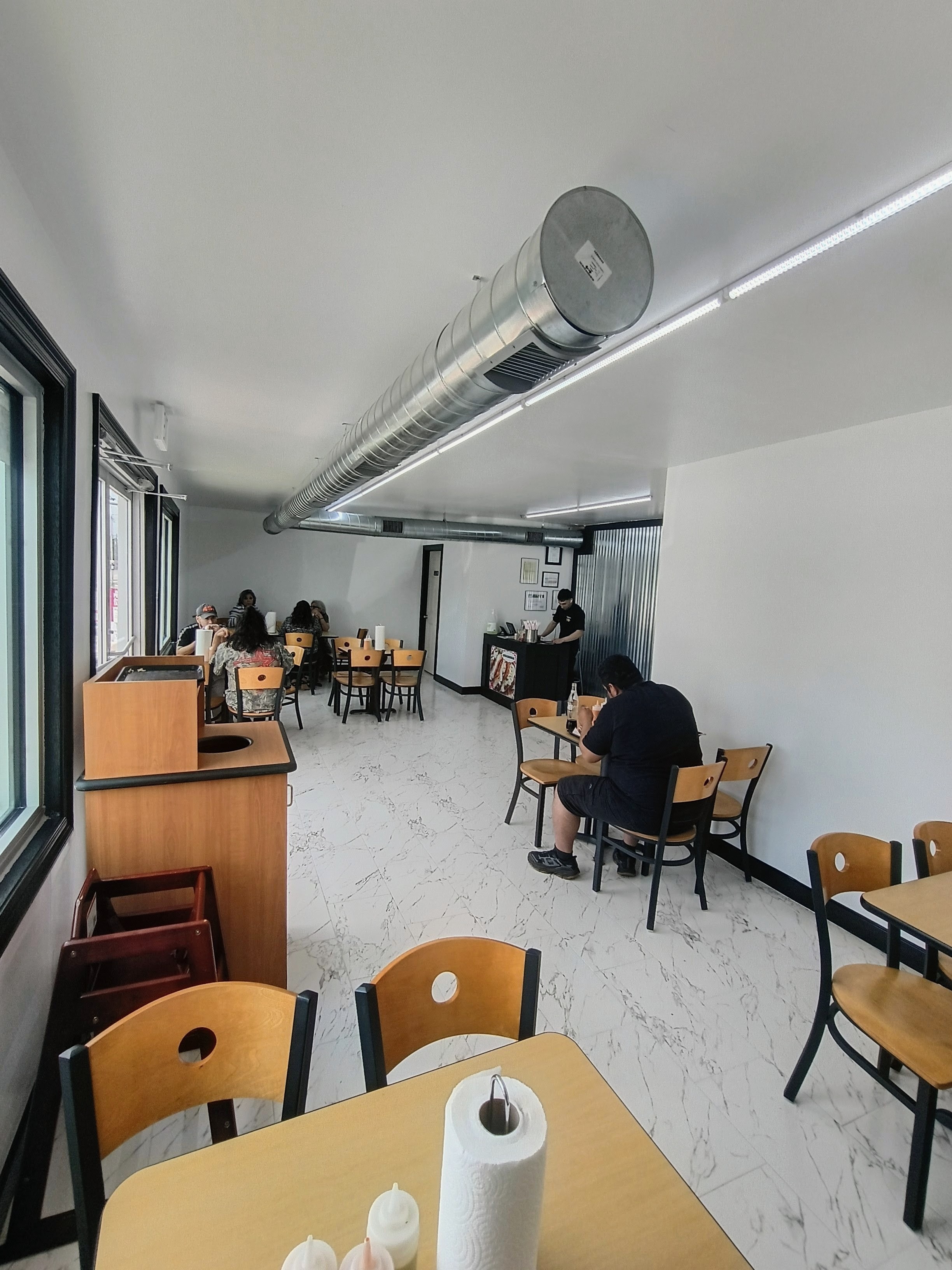 Dining area inside El TosTaco Regio